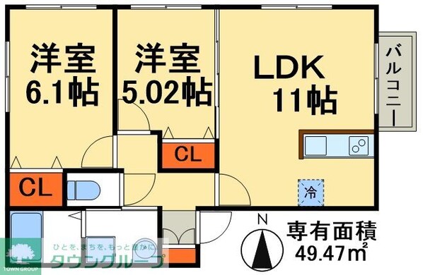 エスペランサの物件間取画像